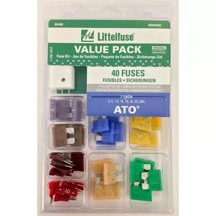00940400Z Littelfuse ATO Fuse Kit, 40-pc