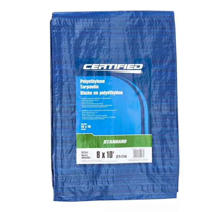 0405006 Poly Tarp, 8 x 10-ft