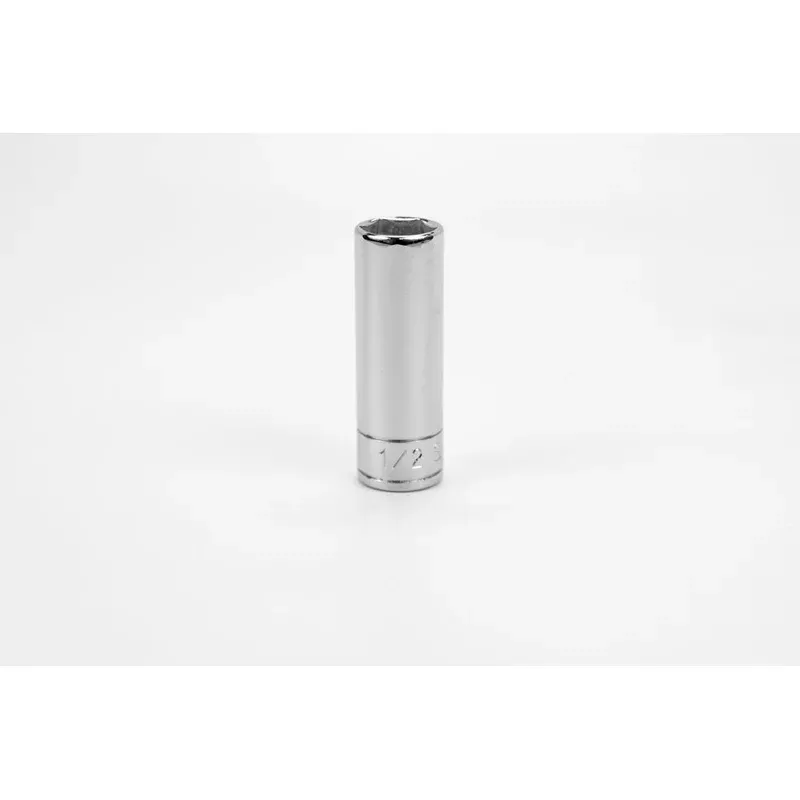1/2″ 1/4″ Drive 6 Point Fractional Deep Chrome Socket