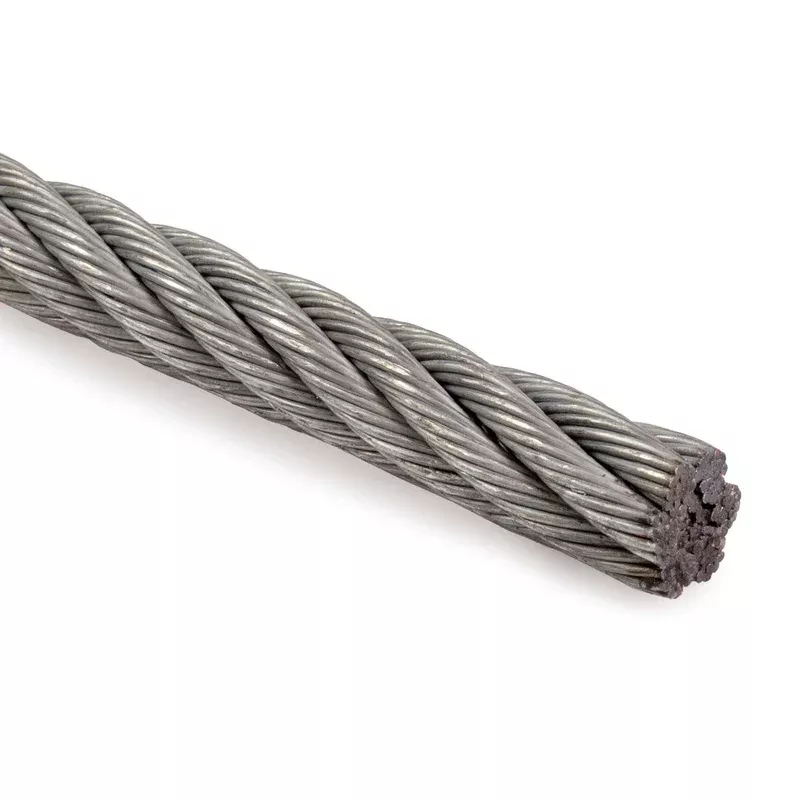 1/2″ 6×19 Galvanized Wire Rope – EIPS IWRC | 250′ Coil – Domestic