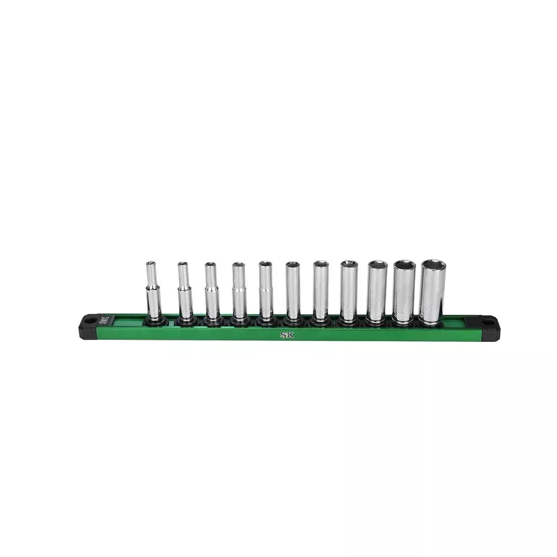 1/4″ Drive 11 Piece 6 Point Deep SAE Chrome Socket Set