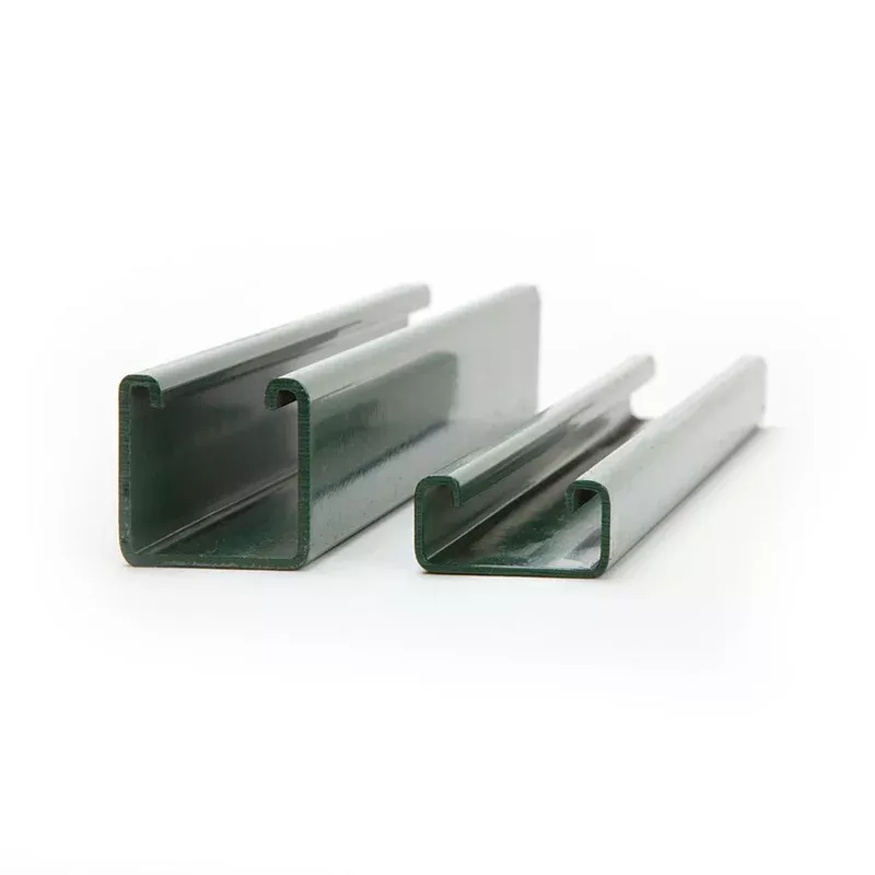 1-5/8″ x 1-3/8″ Solid Strut Channel with Short Slots 10 ft. – Green Powder Coat/Paint