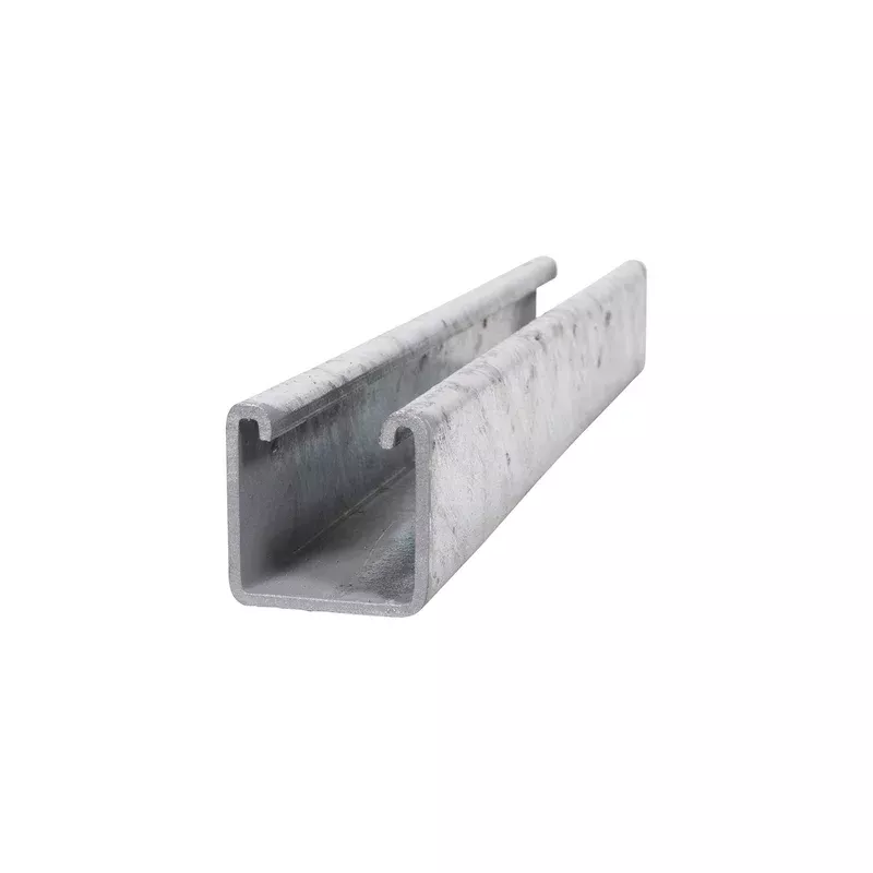 1-5/8″ x 1-5/8″ Solid Strut Channel 18″ – Hot-Dip Galvanized
