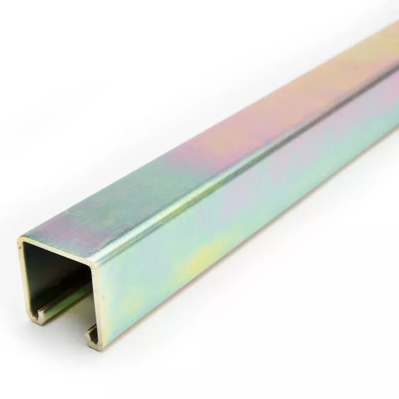 1-5/8″ x 1-5/8″ Solid Strut Channel 5 ft. – “Gold” – Yellow Zinc