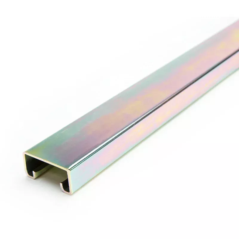 1-5/8″ x 13/16″ Solid Strut Channel 20 ft. – “Gold” – Yellow Zinc