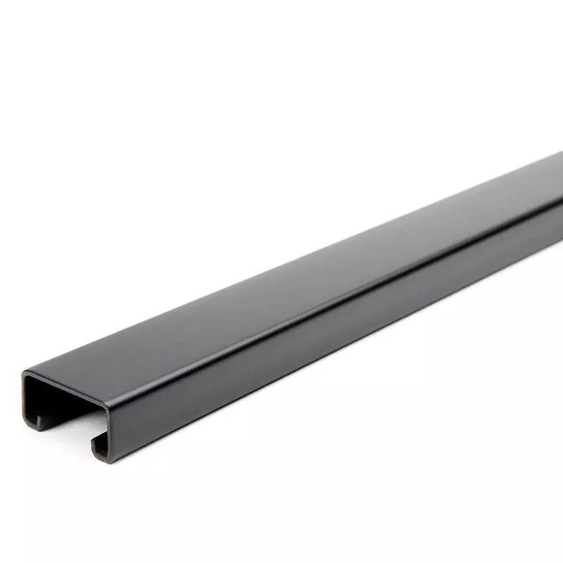 1-5/8″ x 13/16″ Solid Strut Channel 8 ft. – Black E-Coat/Paint