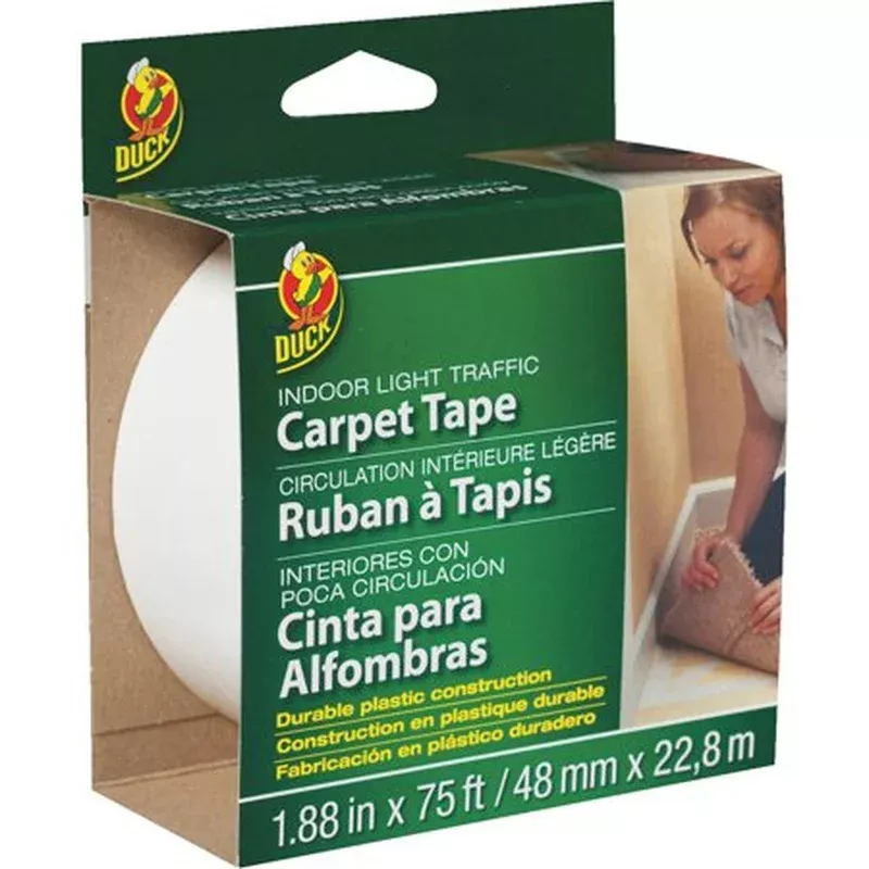 1.88 in. X 75 ft. Light Traffic Indoor Double Sided Carpet Tape 286377
