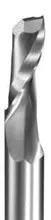 1 Flute Downcut Bit, 1/2 Dia, 1-1/4 Cut Length, 1/2", Shank, Vortex 950