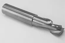 1 Flute LH Compression Bit, 1/4 Dia, 1" Cut Length, 1/4 Shank, Southeast Tool SLUD598