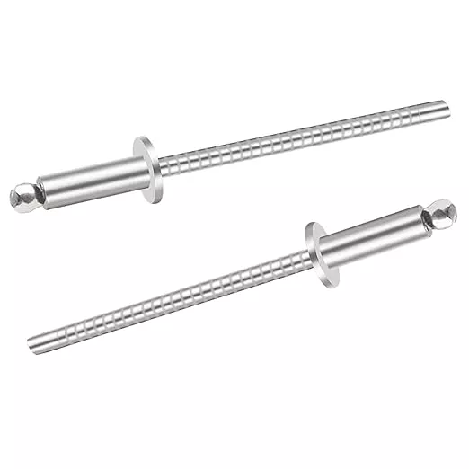100pcs 1/8 x 1/2 inch 304 Stainless Steel Pop Rivets, 3.2 x 12.7mm Blind Rivets for DIY/Automotive Repairs/Furniture