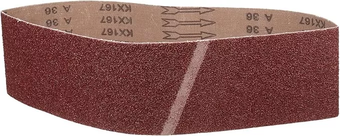 3 x 24 Inch Sanding Belt, 1 Pcs 36 Grit Knife Sharpener Belts Work Sharpening for Belt Sander Knife Carving Tool Metal Working