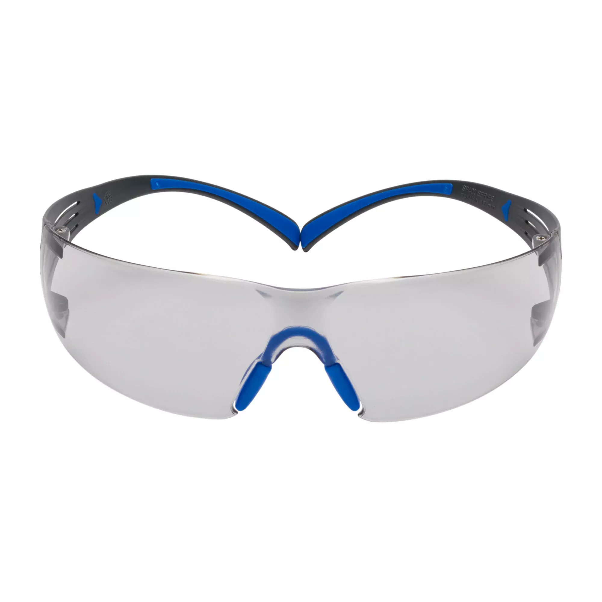 3M SecureFit Safety Glasses SF407SGAF-BLU, Blue/Gray