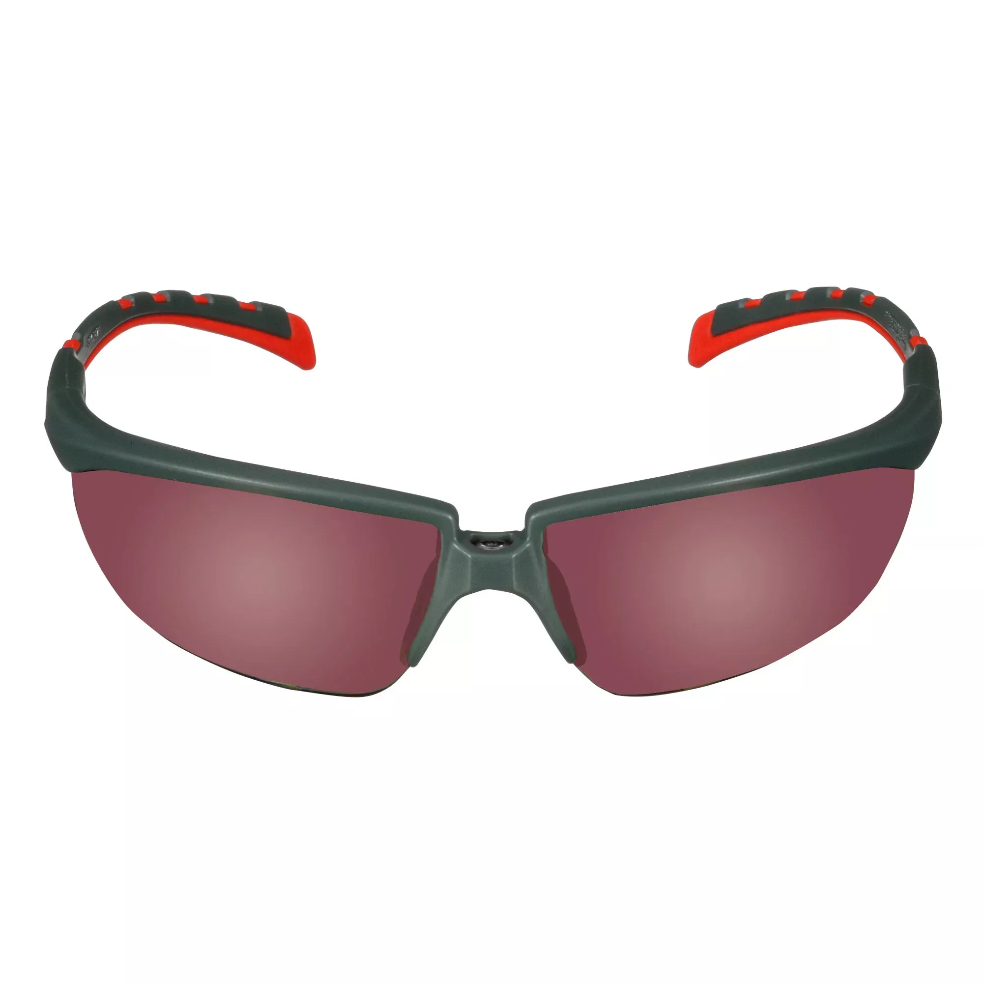 3M Solus 2000 Series, S2024AS-RED, Gray/Red Temples, Red MirrorAnti-Scratch lens