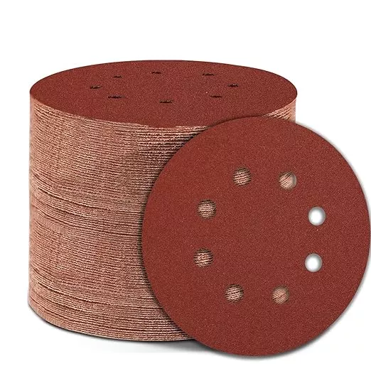 600 Grit 5 Inch Sanding Discs Hook and Loop Sandpaper, 150 PCS 8 Hole Adhesive Extra Fine Sand Paper for Random Orbital Sander