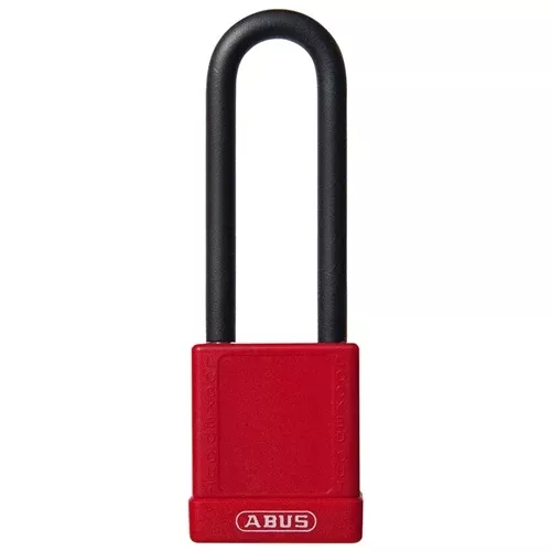 ABUS Red-Plastic Covered Aluminum Core Padlock 74/40HB75 09845