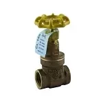 Apollo™ 30LF03001 102T-LF Non-Rising Stem Gate Valve, 3 in Nominal, NPT End Style, 125 lb, Bronze Body, Handwheel Actuator