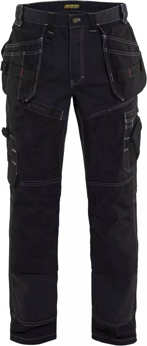 Blaklader 16001380 X1600 Pants, Black, 40W, 32L
