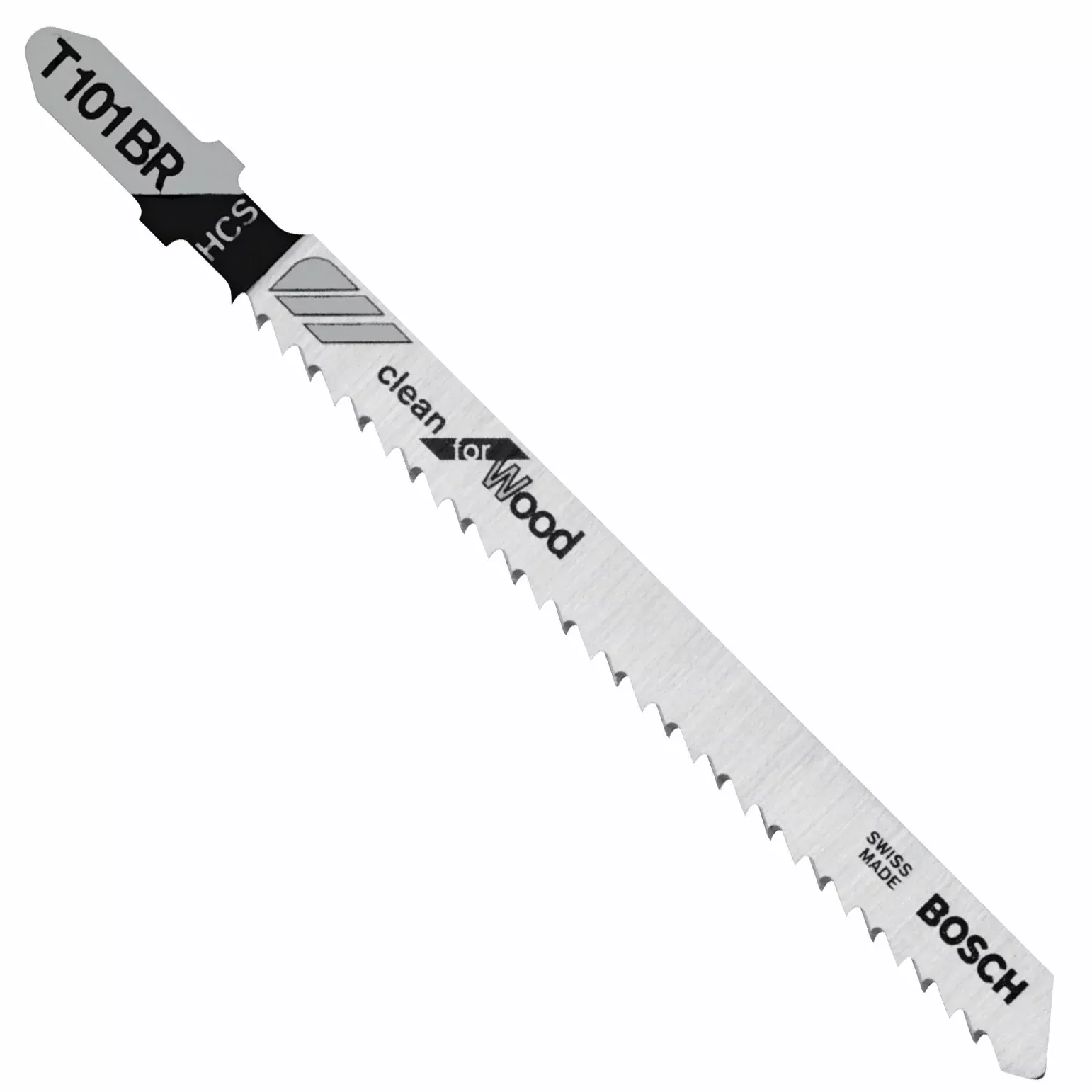 Bosch 100 pc 4" 10 TPI Reverse Pitch, Wood TS Jigsaw Blades T101BR100