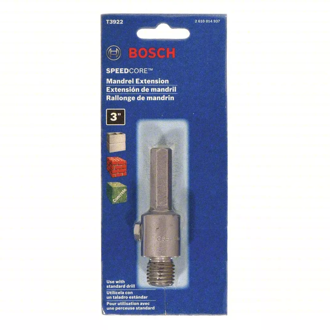 Bosch 2 pc 3" Extension Straight, SDSplus Thin Core Bits T3922