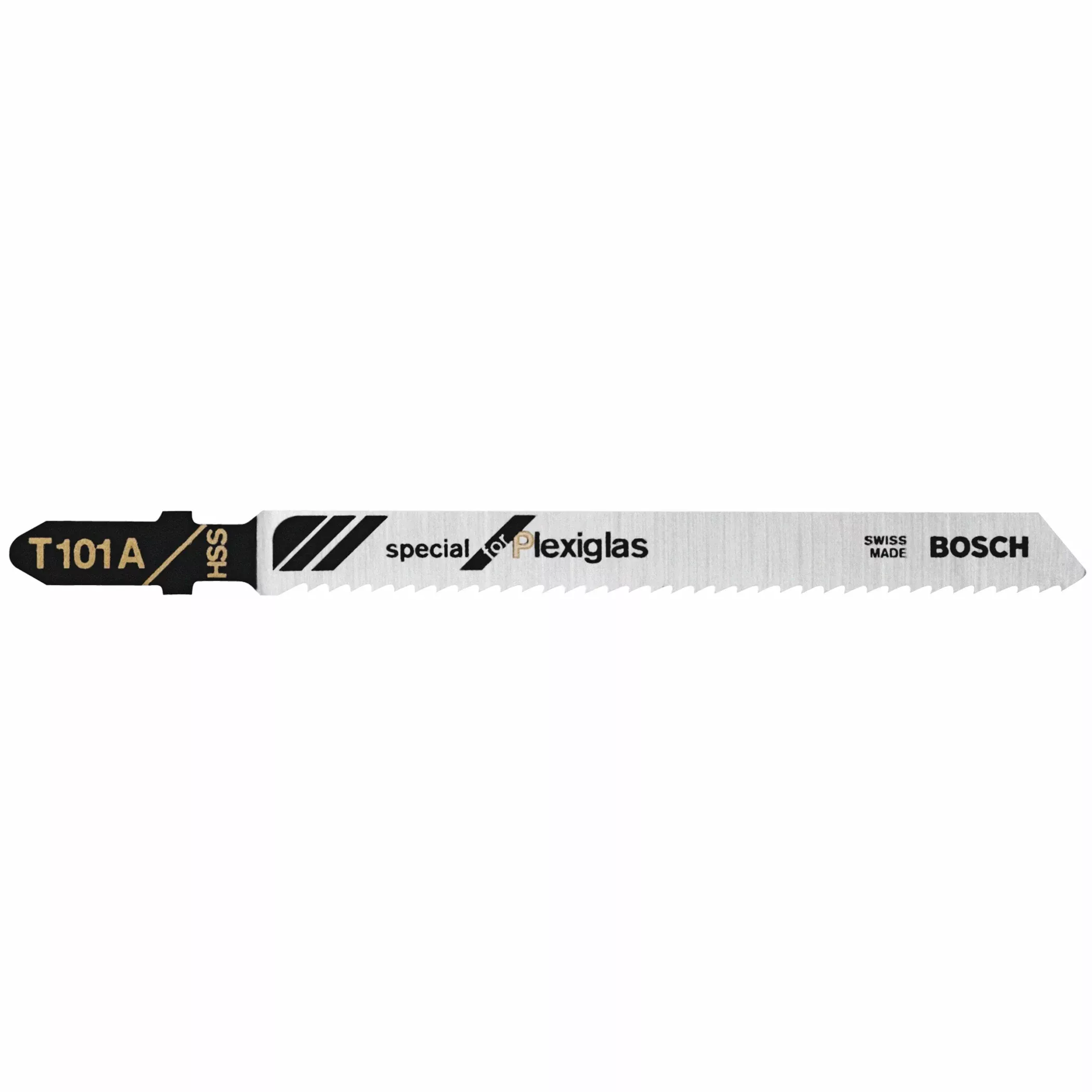 Bosch 3 pc 4" 14 TPI Special, Plexiglas T-Shank Jigsaw Blades T101A3