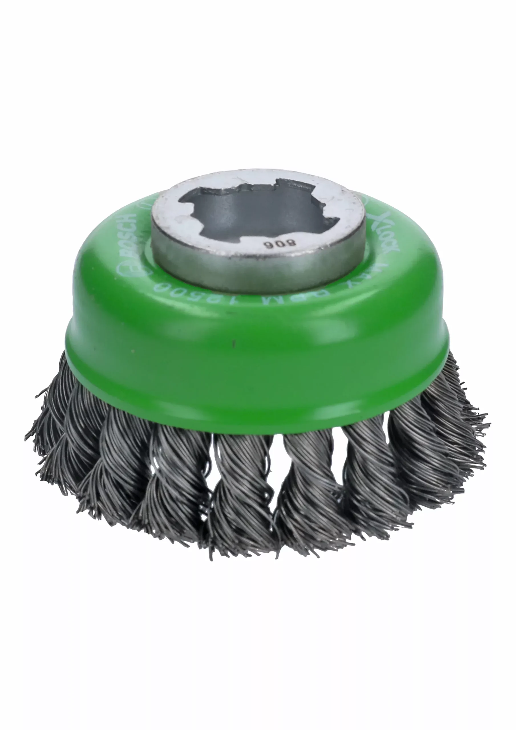 Bosch 3" Wheel, Stainless Steel Knotted Wire Cup Brush WBX329