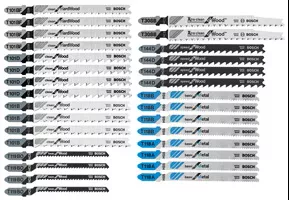 Bosch 30 pc T-Shank Jigsaw Blade Set, Wood & Metal T30C