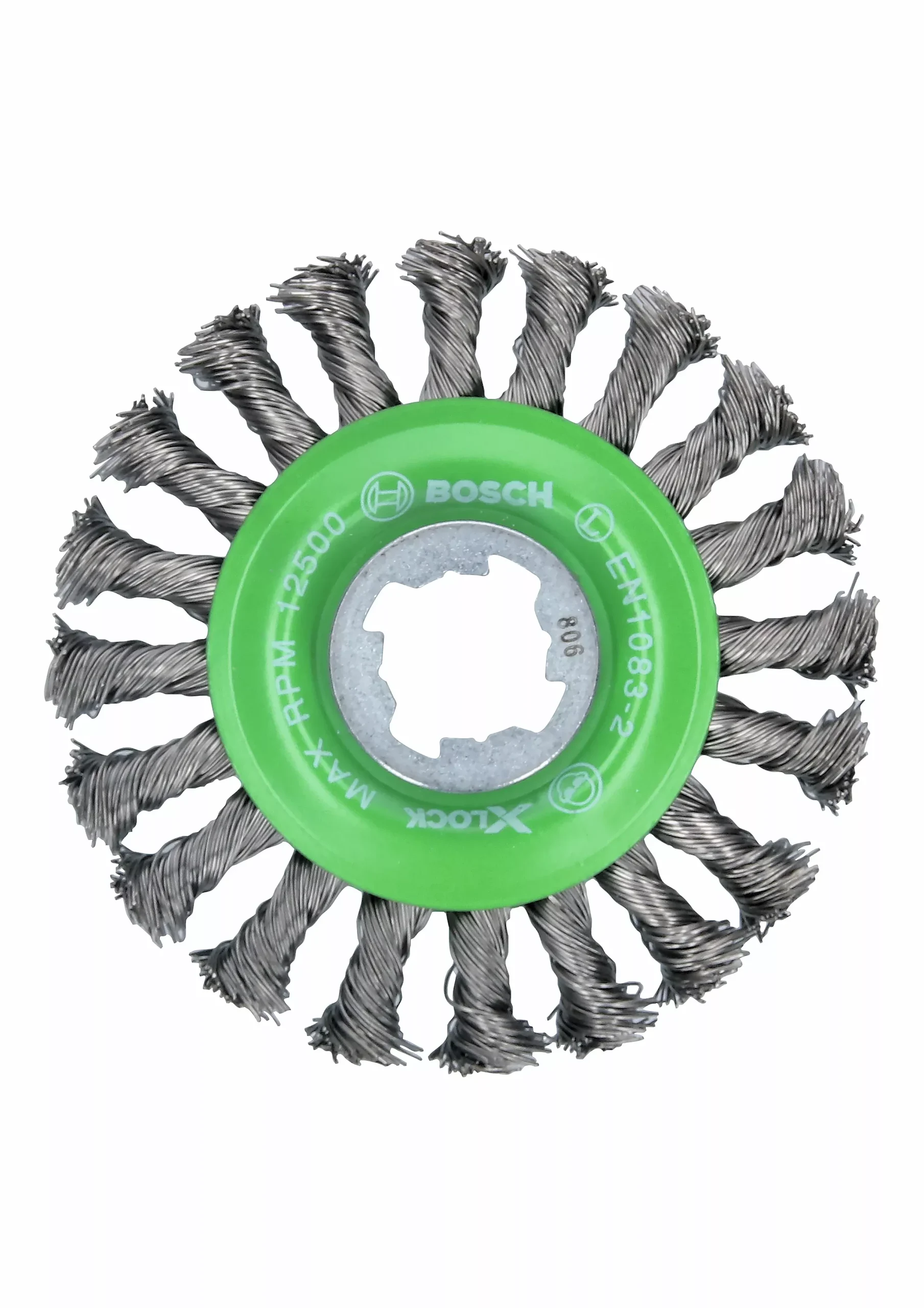 Bosch 4-1/2" Wheel Stainless Steel Full Cable Knotted Wheel WBX429