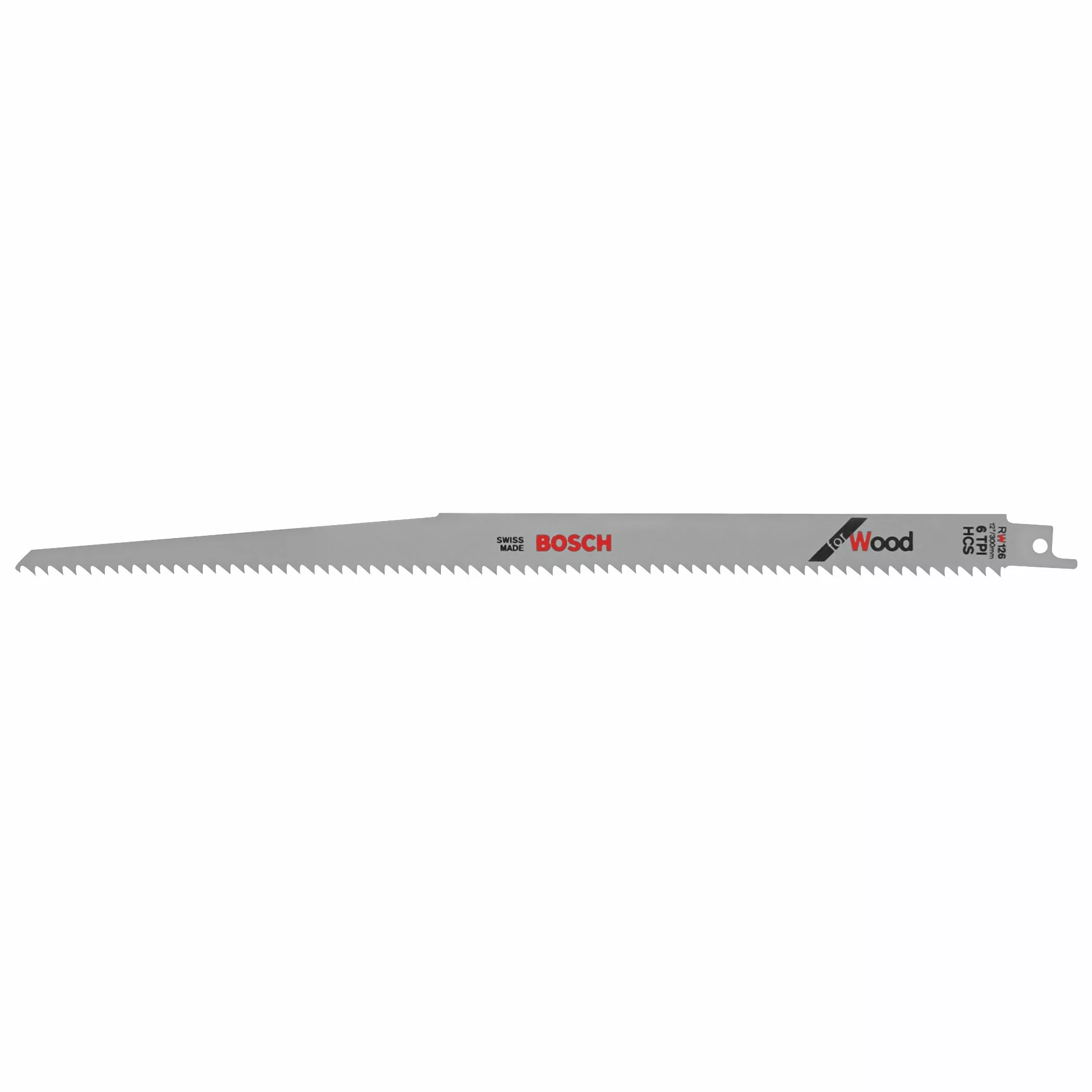 Bosch 5 pc 12" 6 TPI Wood Recip. Saw Blades RW126