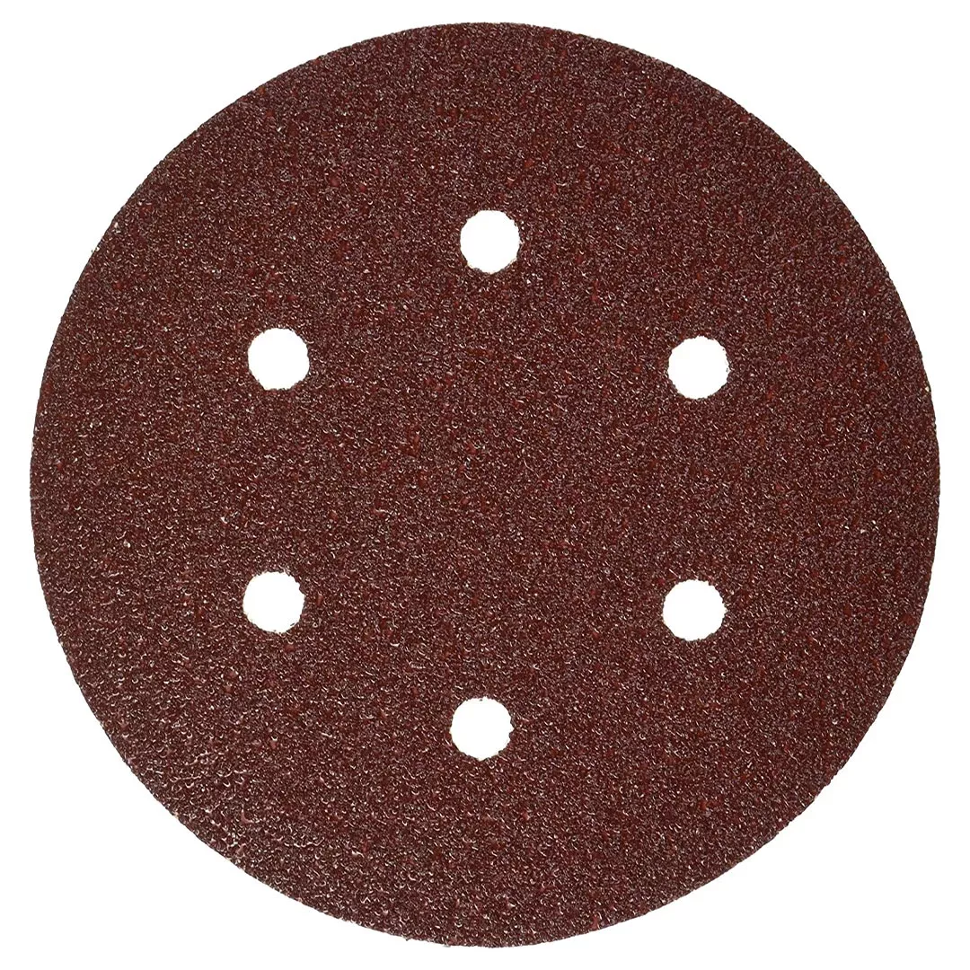 Bosch 6" 40 Grit 6 Hole Hook-And-Loop Sanding Discs (5 Pack) SR6R040