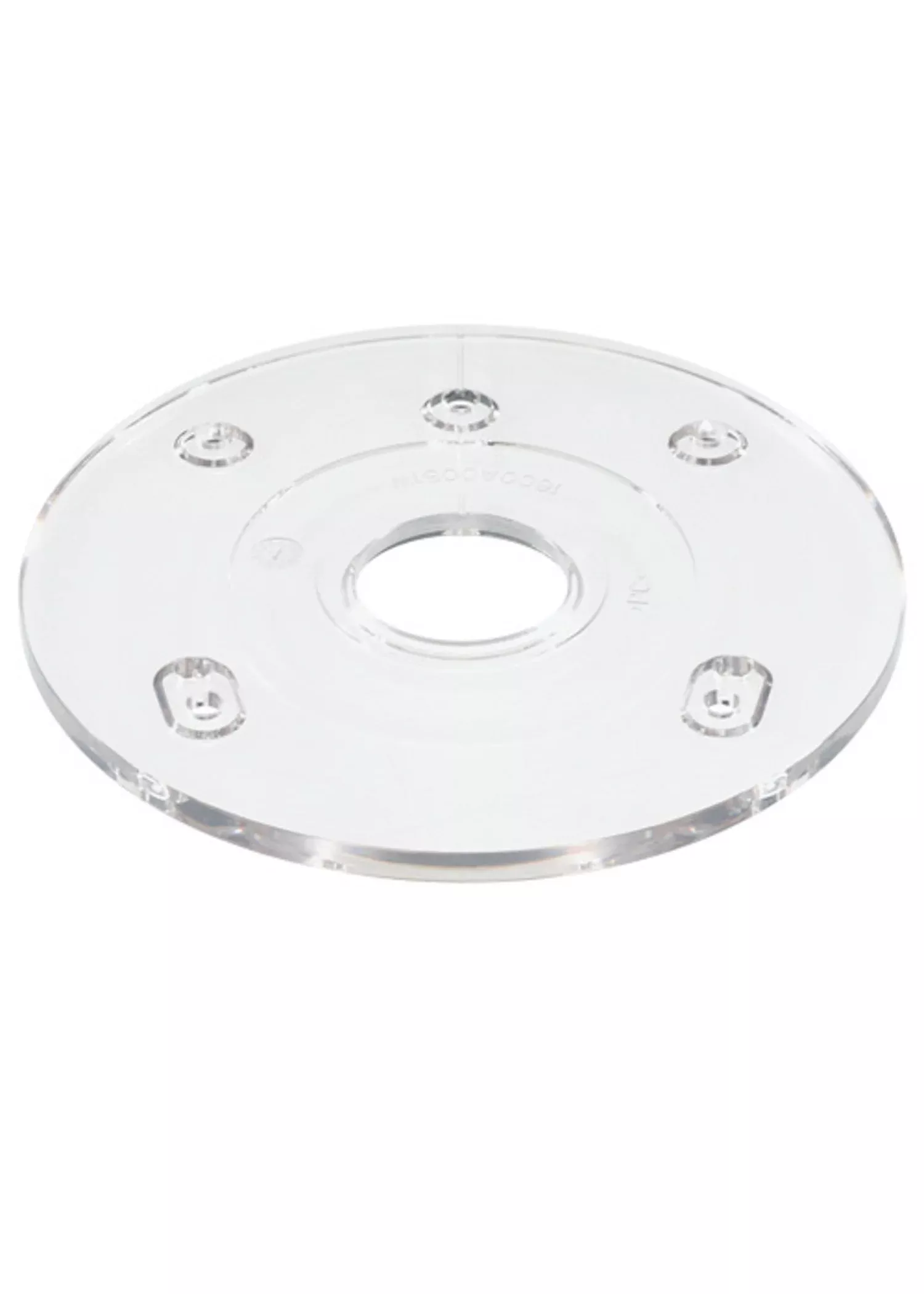 Bosch Palm Router Sub-base, Threaded Template Guides PR110