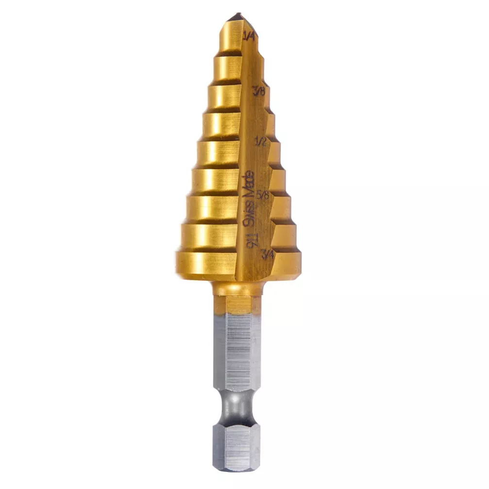 CHAMPION 3/16 - 7/8 Hex Shank Step Drill