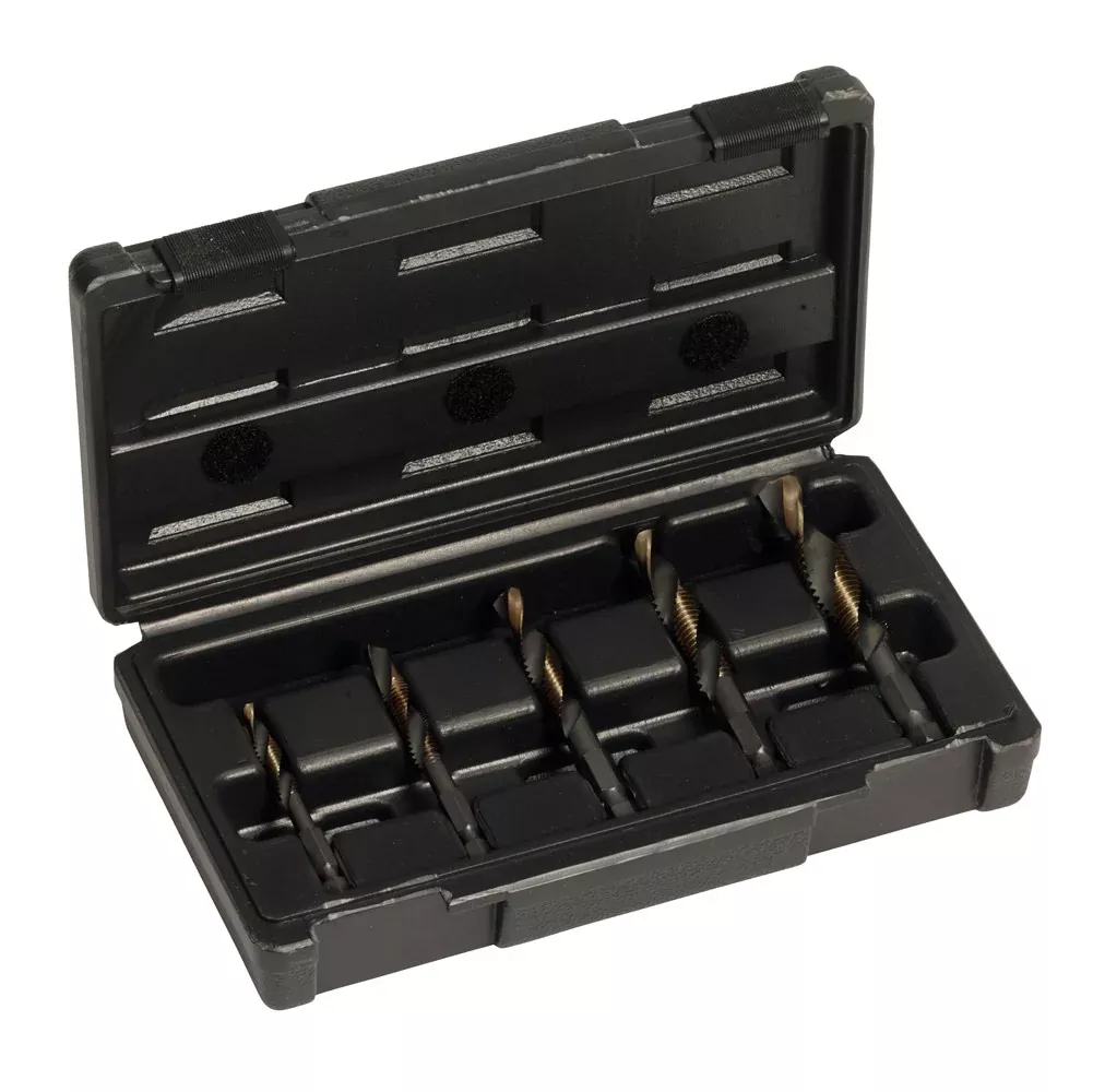 CHAMPION 5 PC. Drill & Tap Combo Set