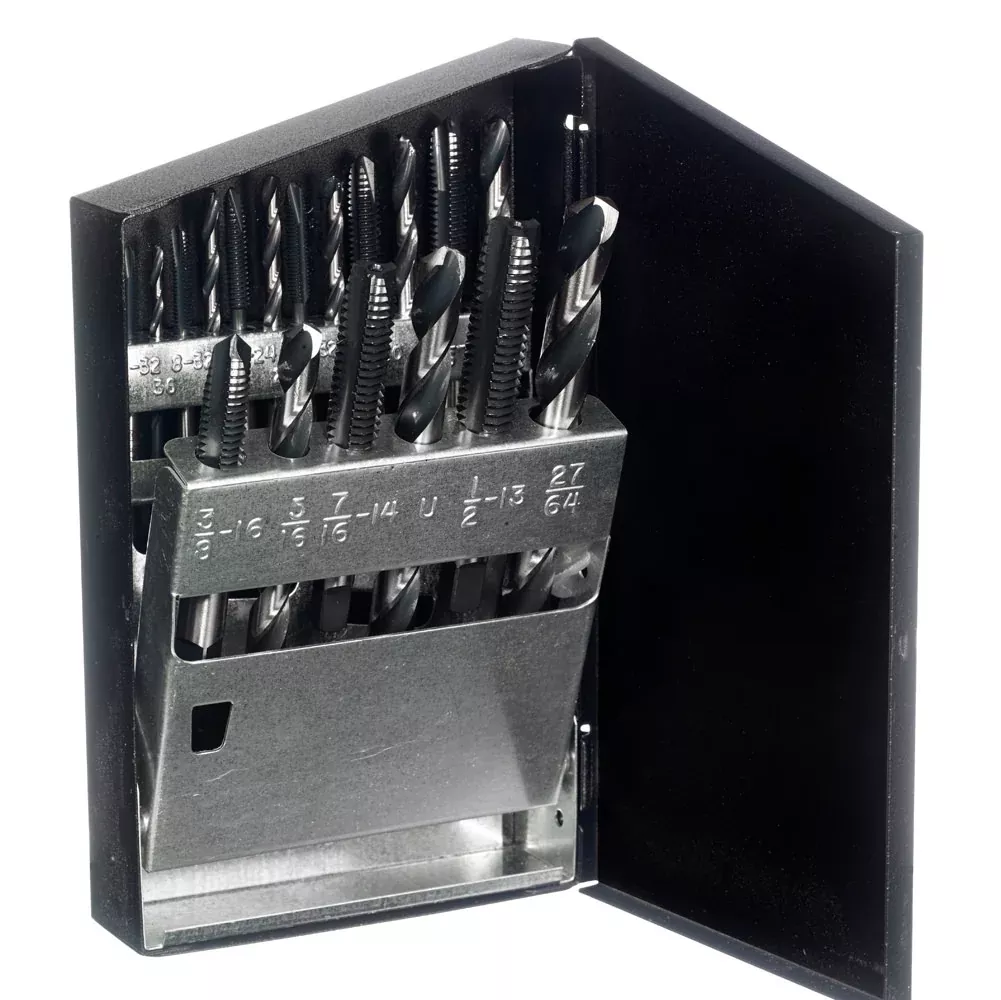 CHAMPION Metric Tap & Drill Set - 18 PC.