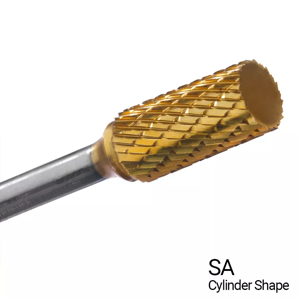 CHAMPION SA3 Double Cut TiN Coated Carbide Bur