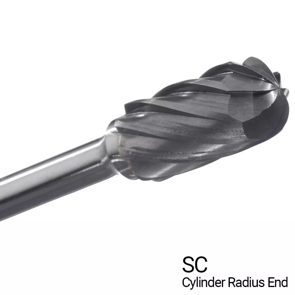 CHAMPION SC3NF Single Flute Carbide Bur