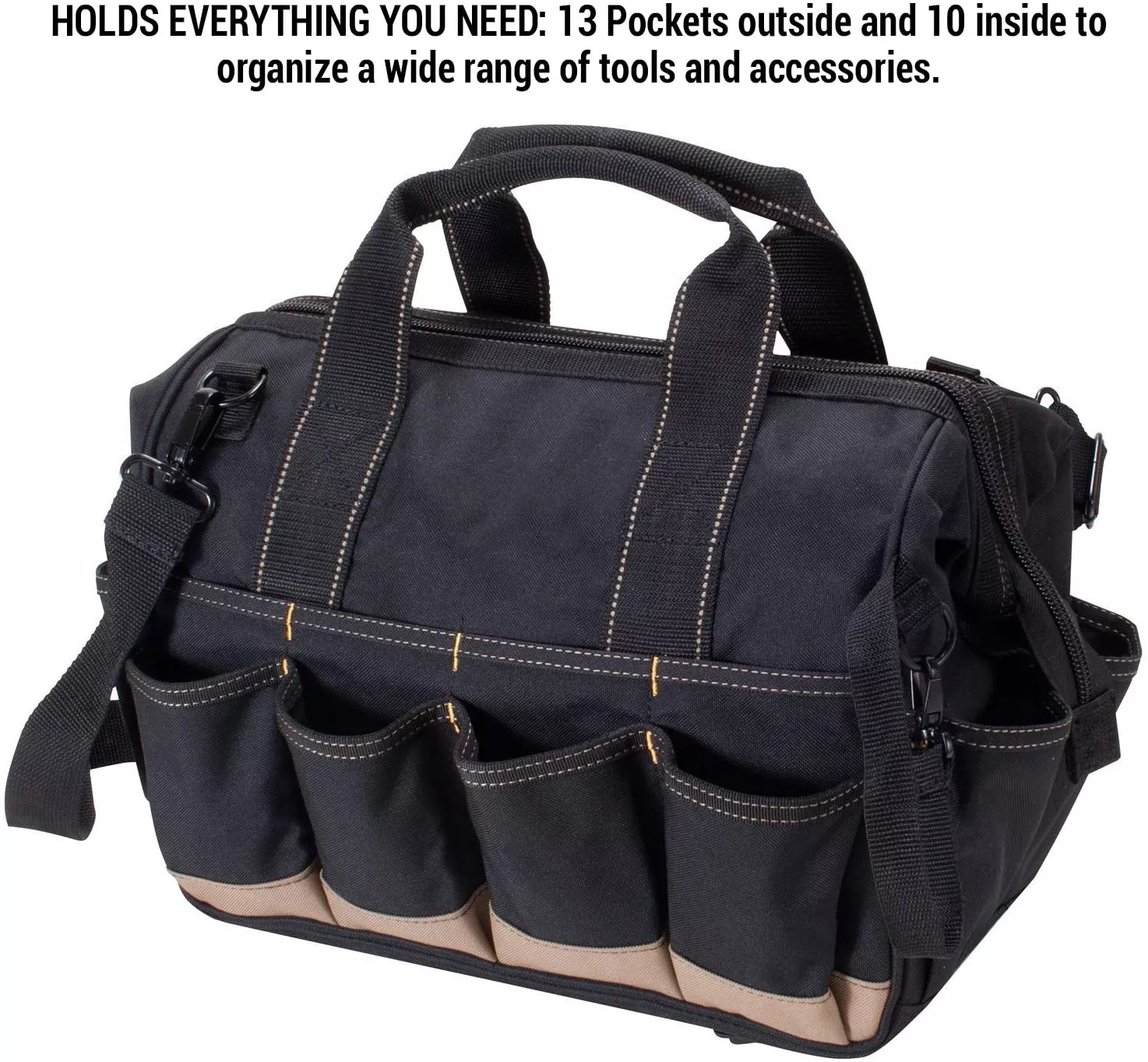 CLC 1139 15″ Large Tray Tote Tool Bag