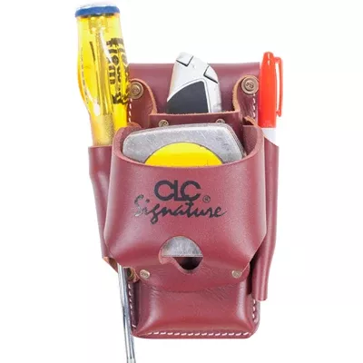 CLC 21464 Heavy-Duty Leather Tape/Tool Holder