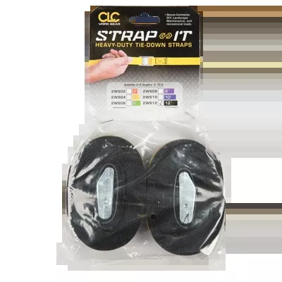 CLC 2WS12 12′ Tie-Down Strap, 2-Pack Black