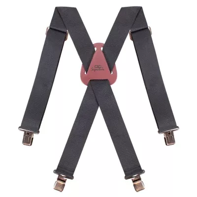 CLC 51110 Black Nylon Work Suspenders