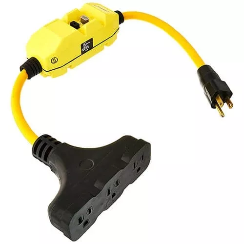 Coleman 26020008-6 2 ft. In Line 15A Tri Tap