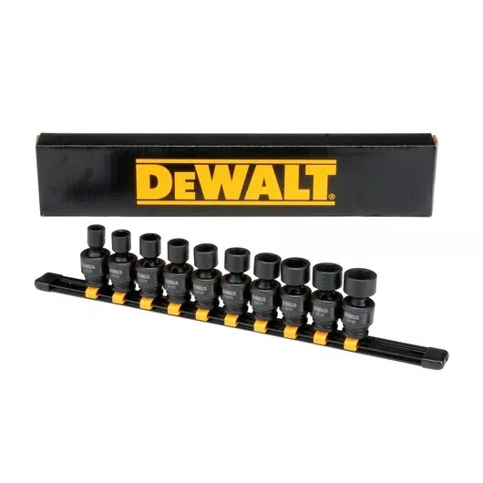 DEWALT 10-Pc 3/8" Drive Metric Impact Universal Socket Set | DWMT19226