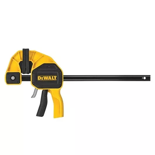 DEWALT 12" Extra Large Trigger Clamp - 600 lbs Force for Woodworking & General Contracting - DWHT83185