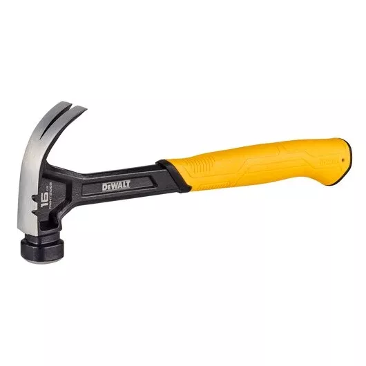 DEWALT 16 oz. Curved Claw Steel Hammer - Precision Nailing DWHT51002