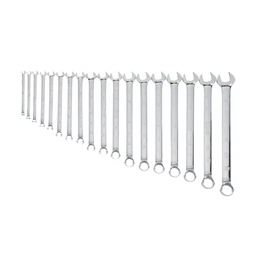DEWALT 18-Piece Full Polish Metric Combination Wrench Set DWMT19237