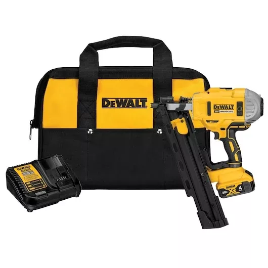DEWALT 20V MAX* 21° Cordless Framing Nailer Kit – No Compressor, All Power - DCN21PLM1