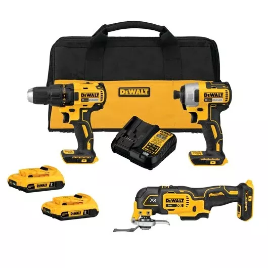 DEWALT 20V MAX* Brushless 3-Tool Combo Kit | DCD777, DCF787, DCS356 | DCK379D2