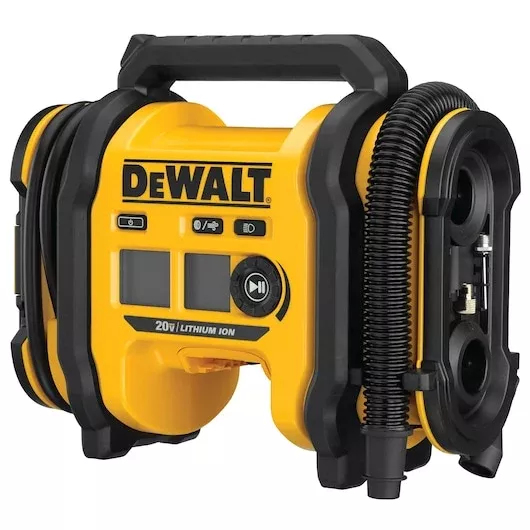 DEWALT 20V MAX Corded/Cordless Air Inflator (Tool Only) - Versatile Power for Every Job | DCC020IB