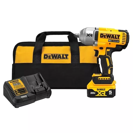 DEWALT 20V MAX XR 1/2" High Torque Impact Wrench Kit - DCF900P1