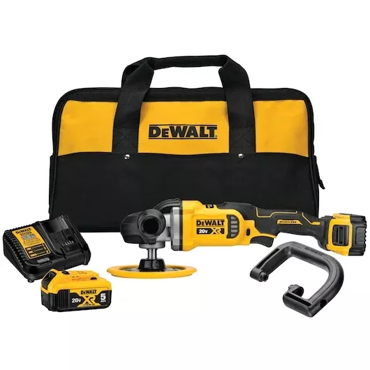 DEWALT 20V MAX XR 7in Cordless Rotary Polisher Kit - DCM849P2