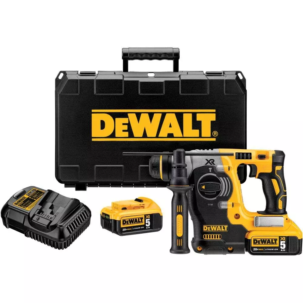 DEWALT 20V MAX XR Brushless 1" SDS Plus Rotary Hammer Kit DCH273P2